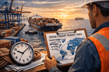 Ocean Freight Transit Times
