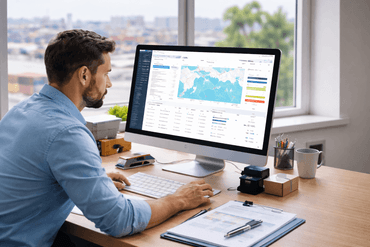 Efficient work in freight forwarding