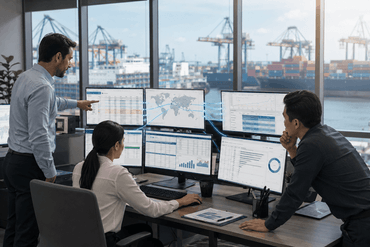 Collaborative logistics analysis in modern office